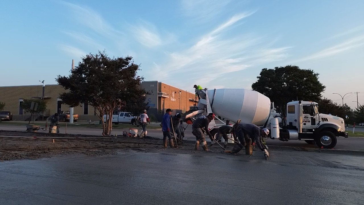 Commercial Flatwork — Warehouse Slab, Mesquite TX