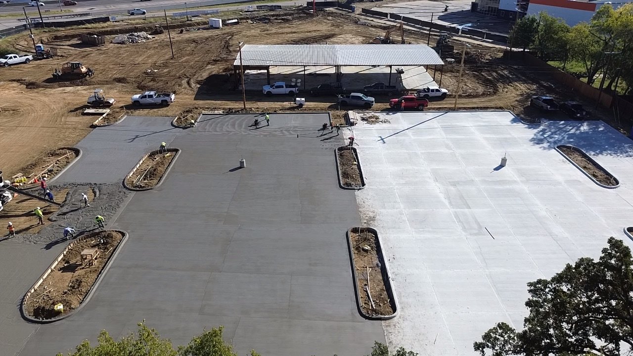 Concrete flatwork installation project #48 — TexTex Concrete DFW