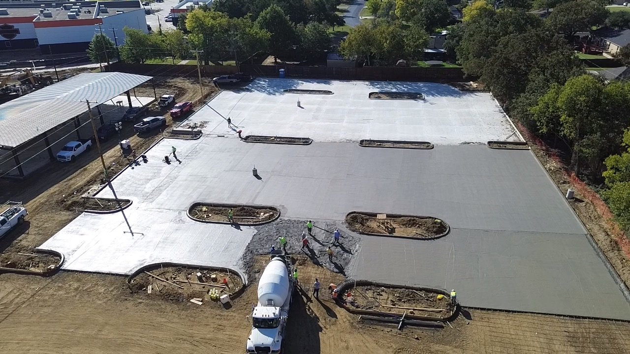 Concrete flatwork installation project #50 — TexTex Concrete DFW